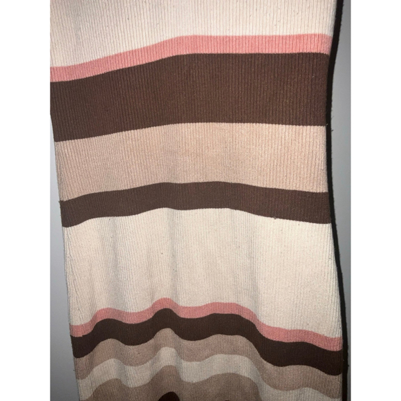 Guess Striped Sweater‎ Dress XL Beige - Picture 4 of 9